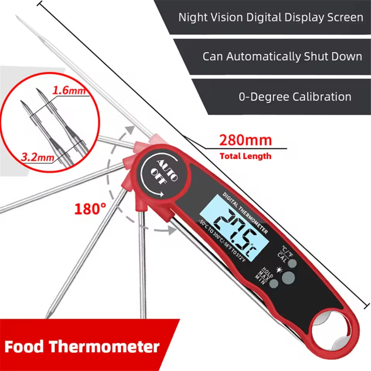 A002 Food Thermometer Kitchen  - огляд і ціна Baking In Kitchen