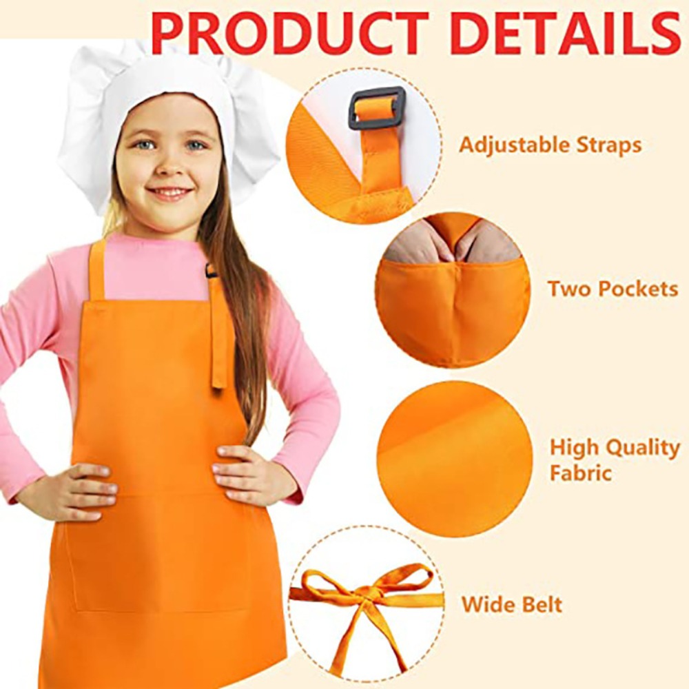 Children Chef Apron Front Pock - огляд і ціна Baking Kitchen Kids