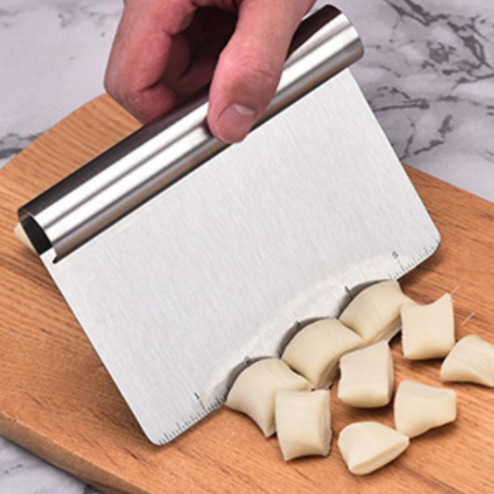 Baking Tool Stainless Steel Do - огляд і ціна Bench Scraper Dough