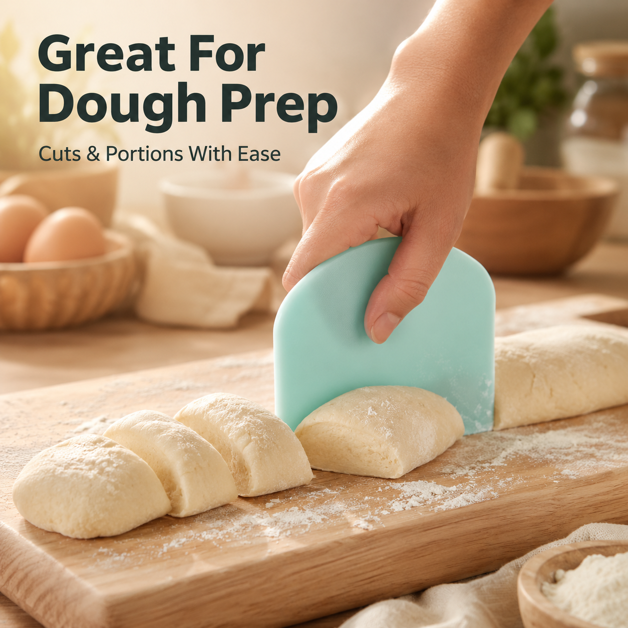 Flexible PE Dough Scraper, Bak - огляд і ціна Bench Scraper Dough