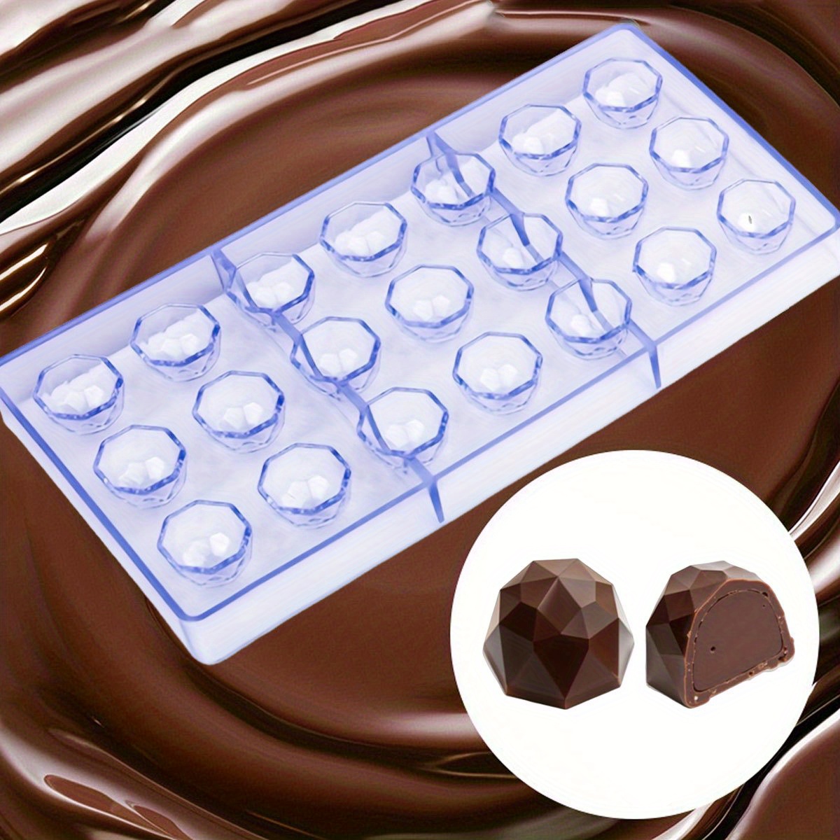 1PC 21-Hole Diamond Styles Ice - огляд і ціна Baking Kitchen Diy
