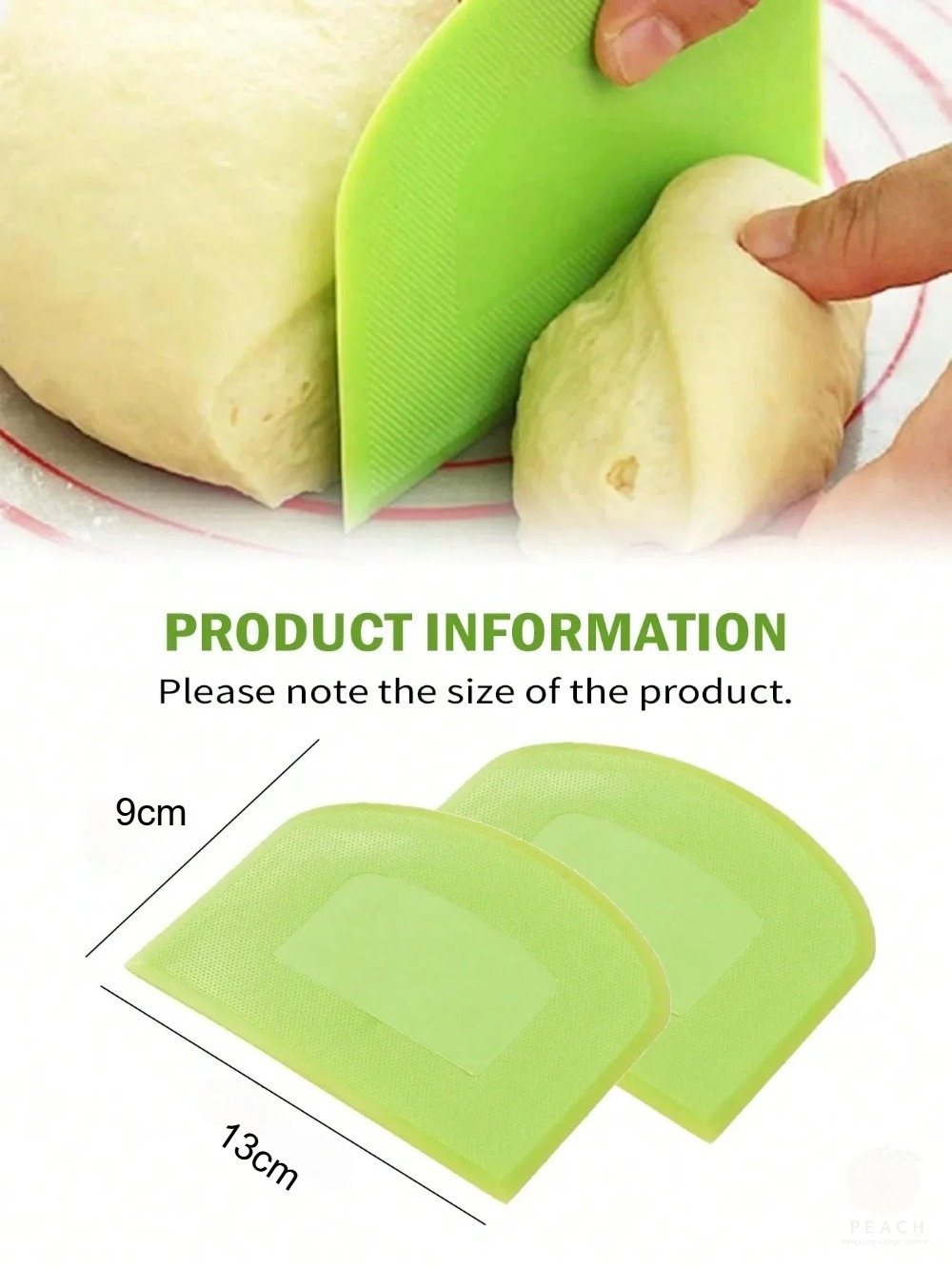 2Pcs Flexible Dough Scraper, F - огляд і ціна Bench Scraper Dough