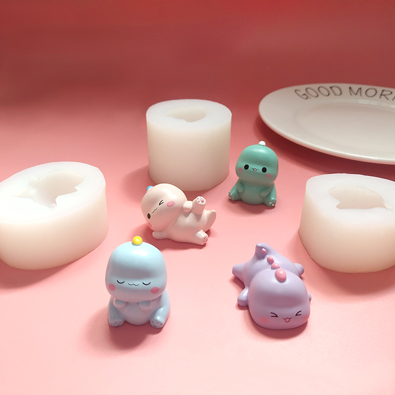 Dinosaurs Silicone Soap Molds  - огляд і ціна Baking Kitchen Kids