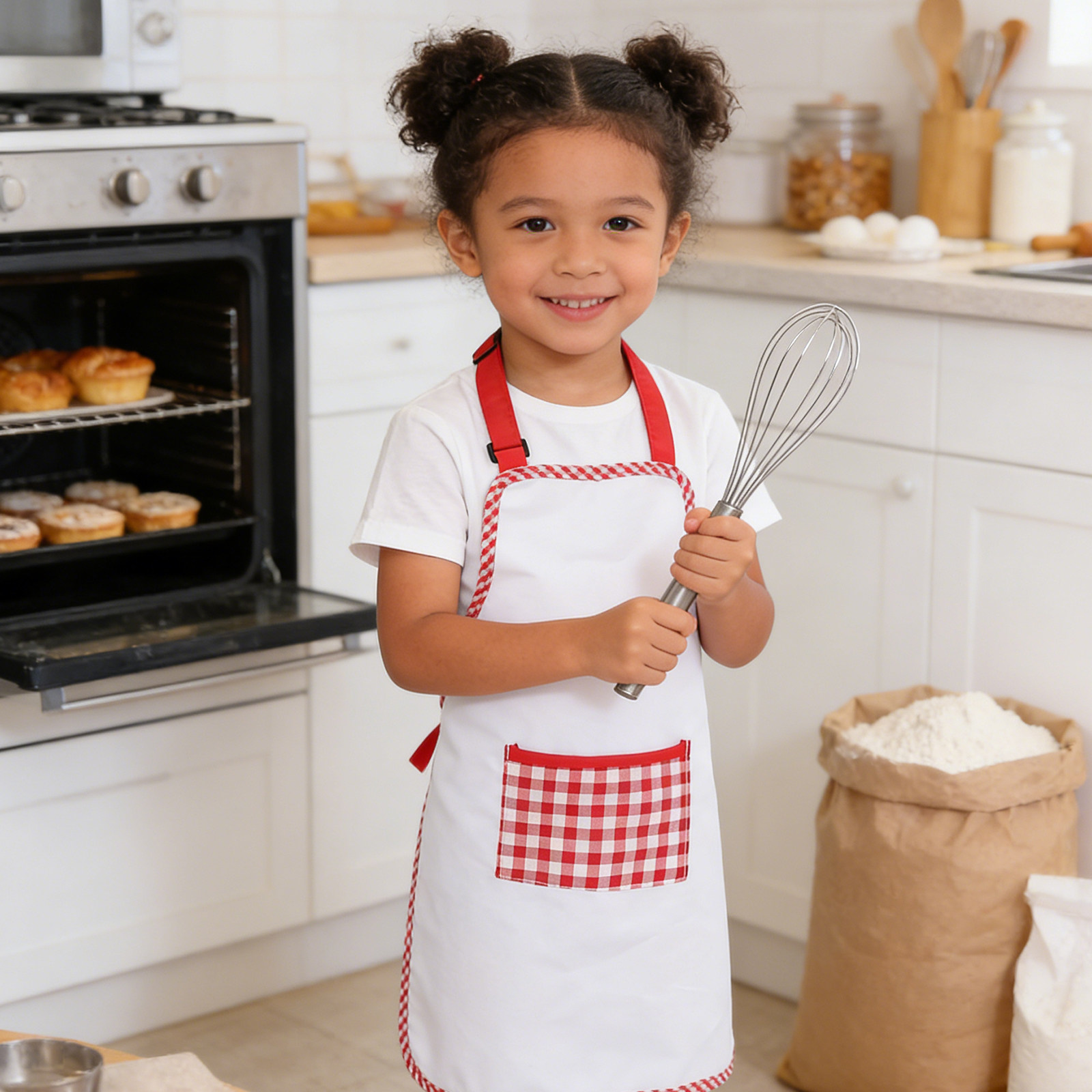 1Set Kids Cooking Apron Set wi - огляд і ціна Baking Kitchen Kids
