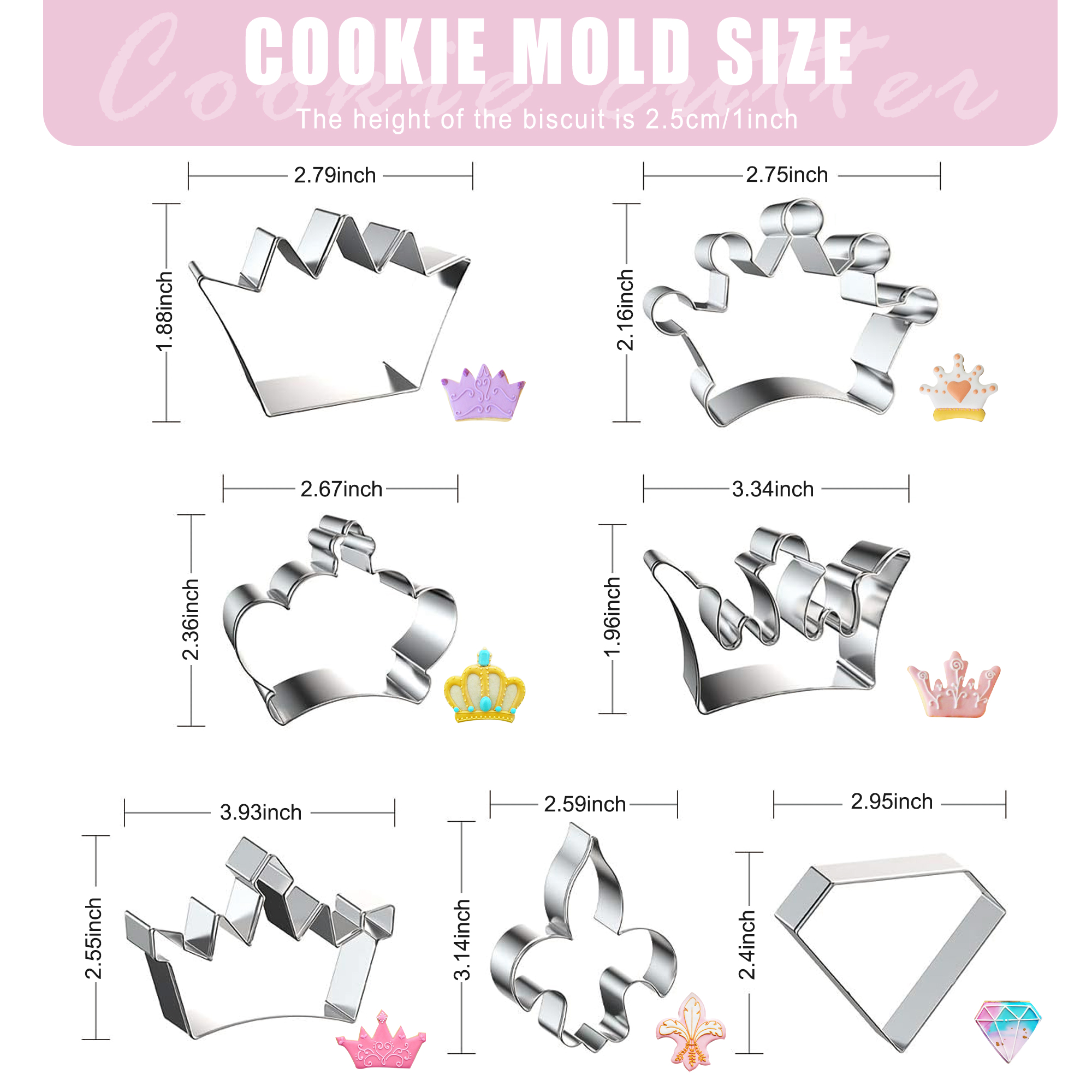 Crown Cookie Cutter Baking Coo - огляд і ціна Kitchen Baking Cookies