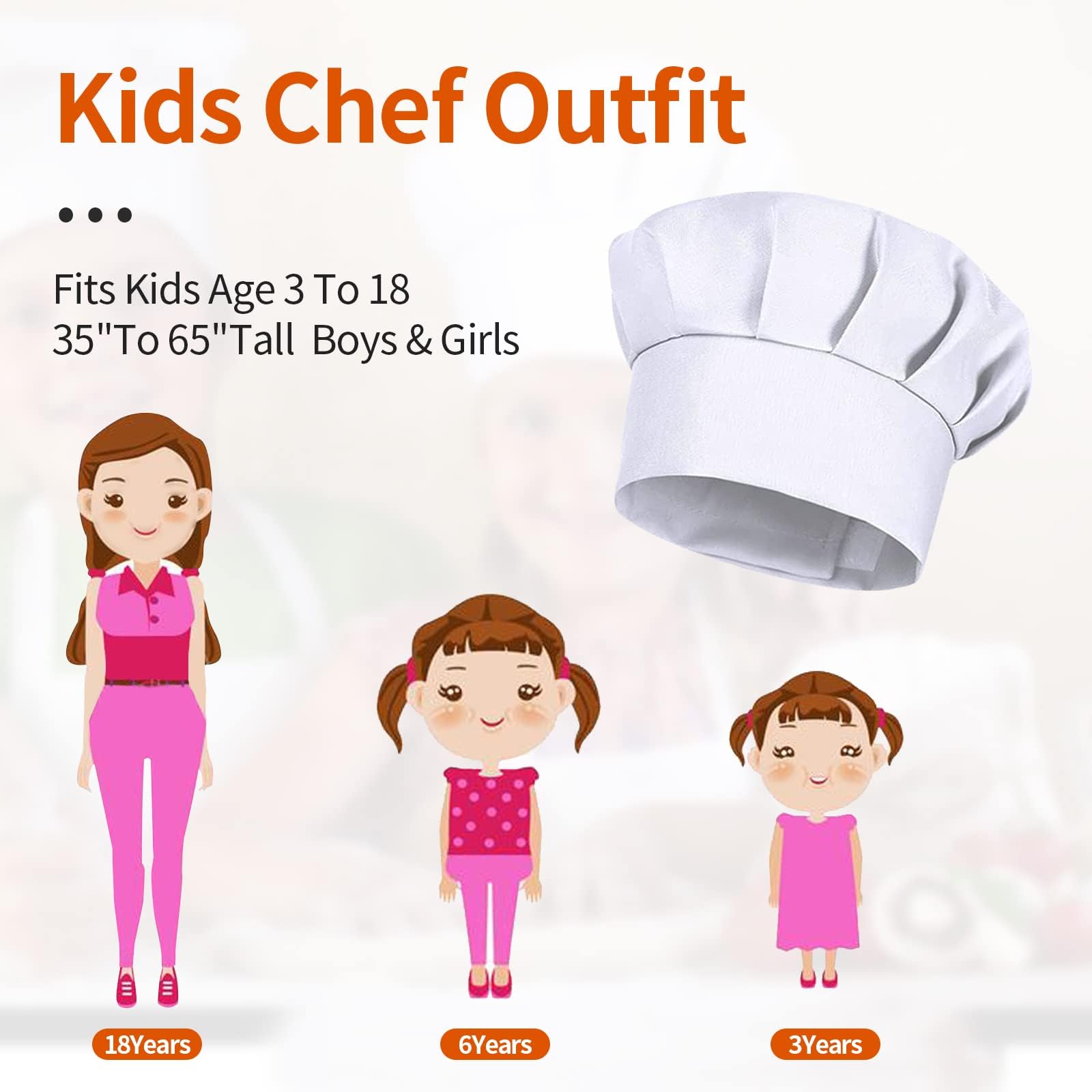 4PCS White Party Cap Hat Costu - огляд і ціна Baking Kitchen Kids